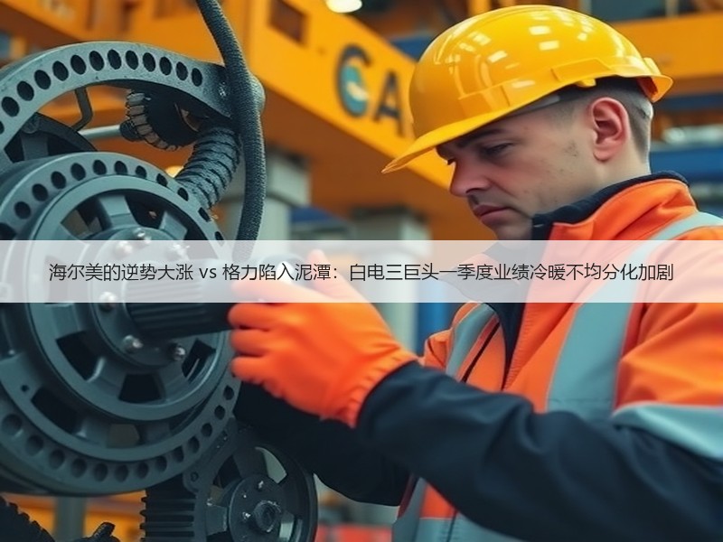 海尔美的逆势大涨 vs 格力陷入泥潭：白电三巨头一季度业绩冷暖不均分化加剧