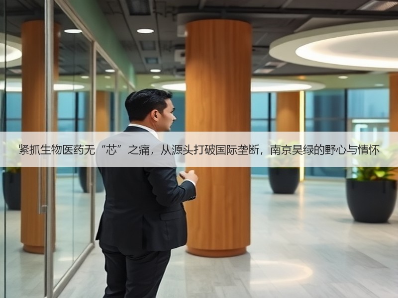 紧抓生物医药无“芯”之痛，从源头打破国际垄断，南京昊绿的野心与情怀