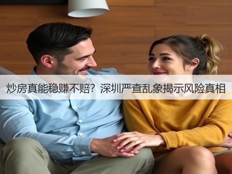 炒房真能稳赚不赔？深圳严查乱象揭示风险真相