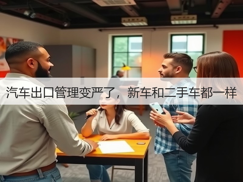 汽车出口管理变严了，新车和二手车都一样