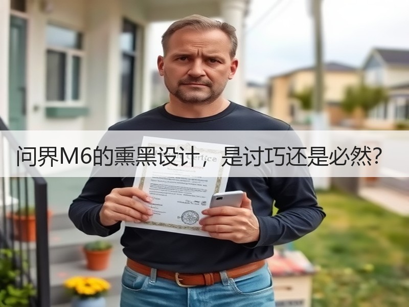 问界M6的熏黑设计，是讨巧还是必然？