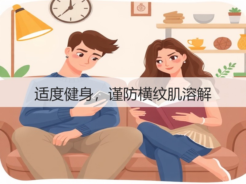 适度健身，谨防横纹肌溶解