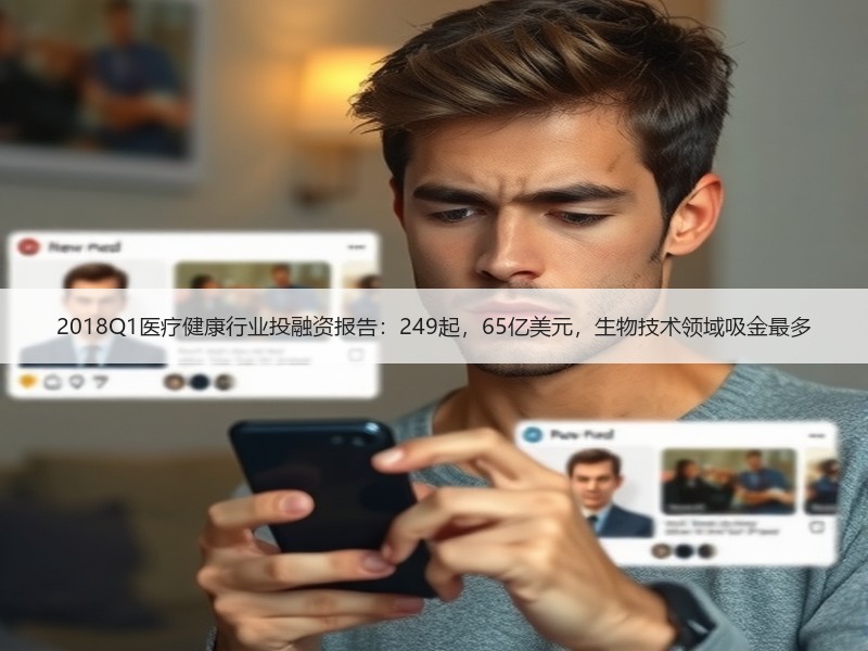 2018Q1医疗健康行业投融资报告：249起，65亿美元，生物技术领域吸金最多