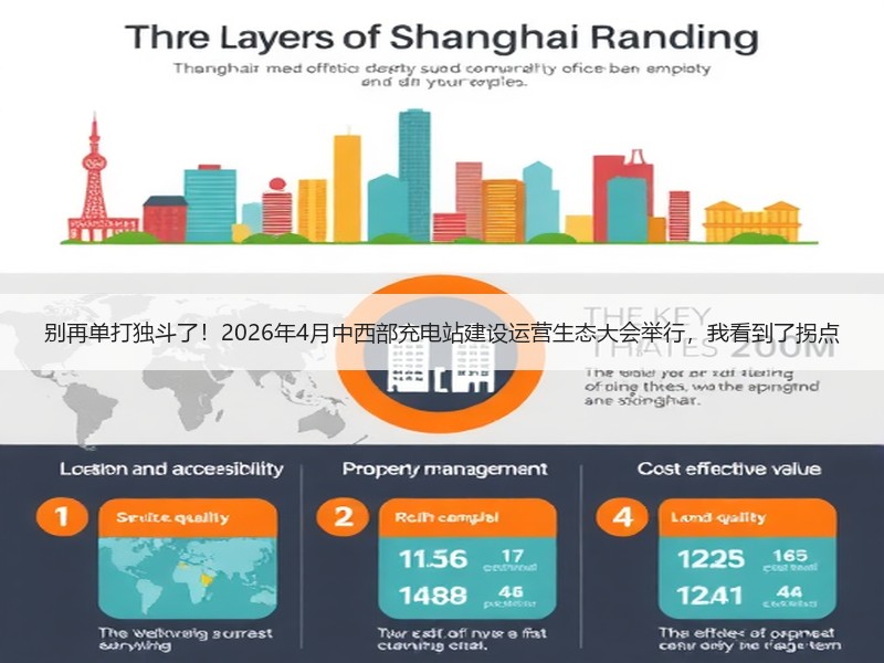 别再单打独斗了！2026年4月中西部充电站建设运营生态大会举行，我看到了拐点