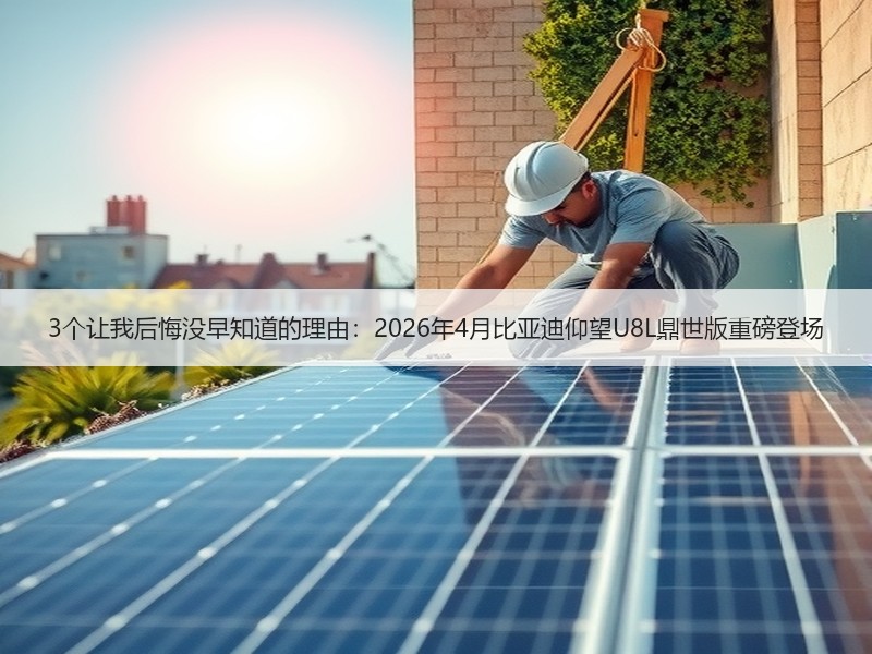 3个让我后悔没早知道的理由：2026年4月比亚迪仰望U8L鼎世版重磅登场