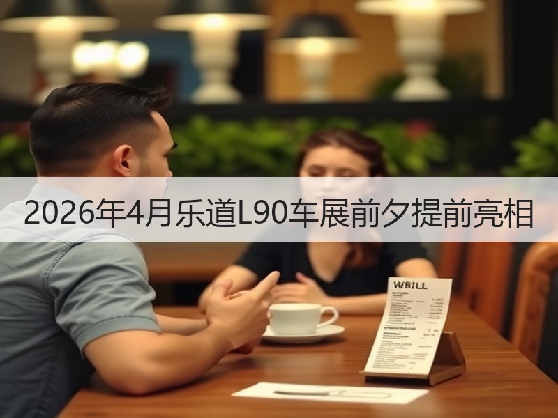 2026年4月乐道L90车展前夕提前亮相