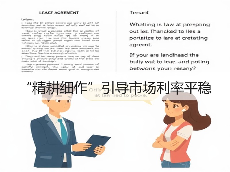 “精耕细作”引导市场利率平稳