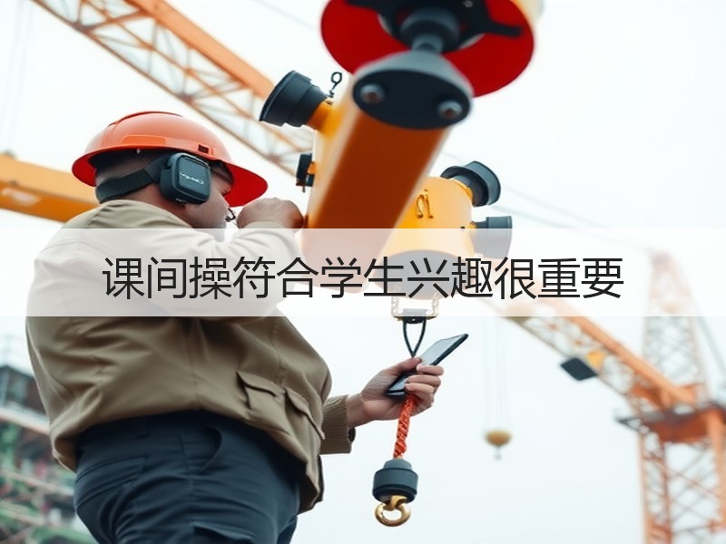 课间操符合学生兴趣很重要