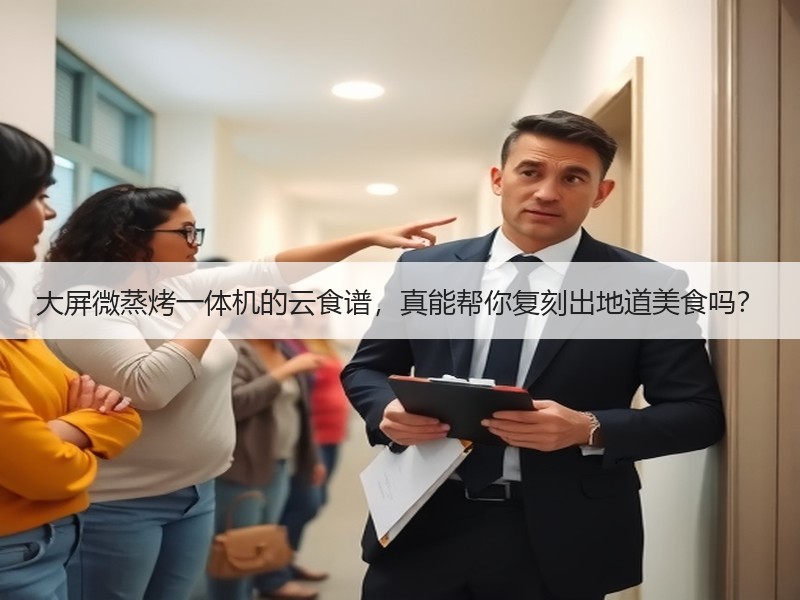 大屏微蒸烤一体机的云食谱，真能帮你复刻出地道美食吗？