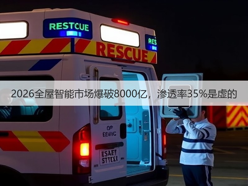 2026全屋智能市场爆破8000亿，渗透率35%是虚的