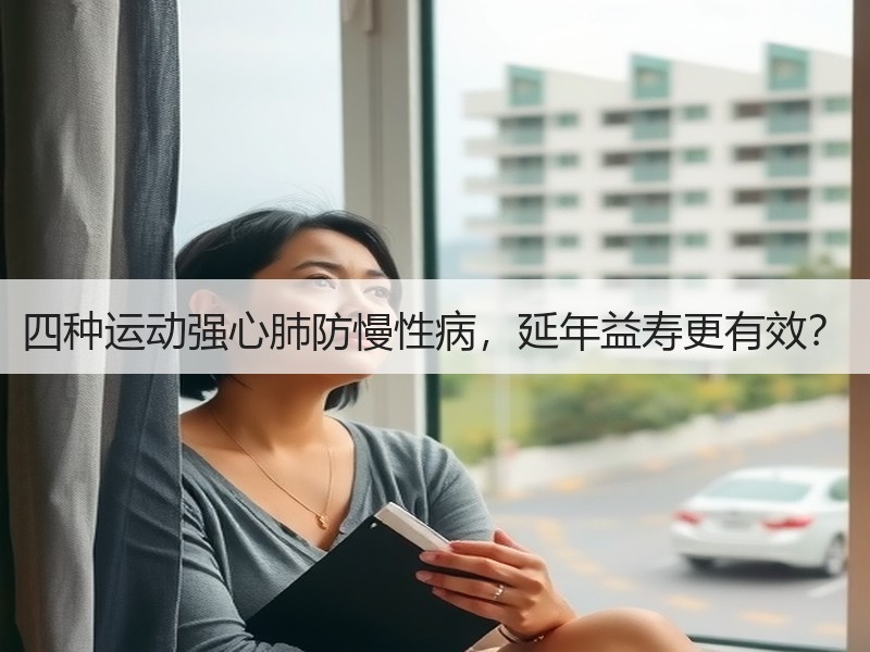 四种运动强心肺防慢性病，延年益寿更有效？