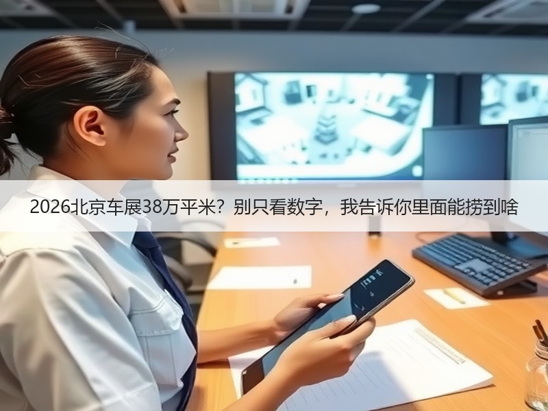 2026北京车展38万平米？别只看数字，我告诉你里面能捞到啥
