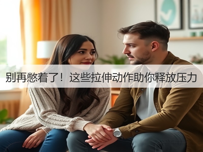 别再憋着了！这些拉伸动作助你释放压力