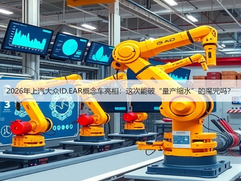 2026年上汽大众ID.EAR概念车亮相：这次能破“量产缩水”的魔咒吗？