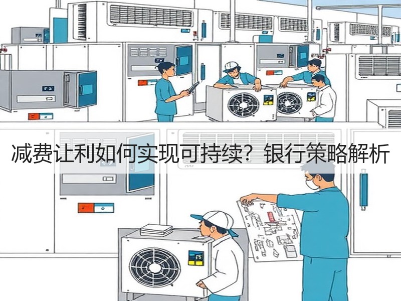 减费让利如何实现可持续？银行策略解析