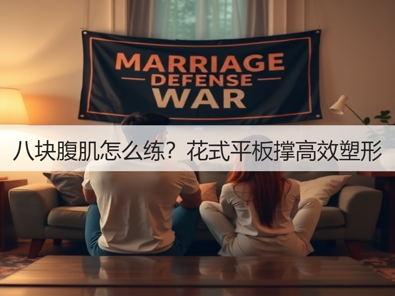 八块腹肌怎么练？花式平板撑高效塑形