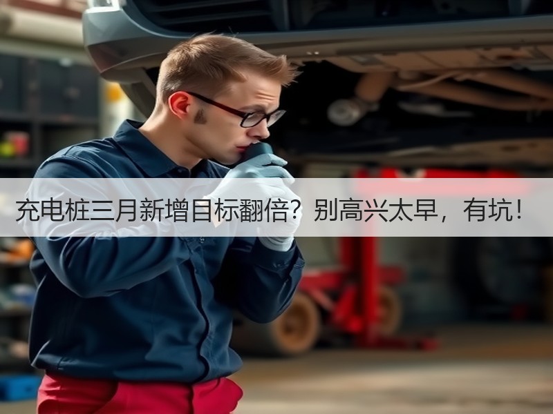 充电桩三月新增目标翻倍？别高兴太早，有坑！