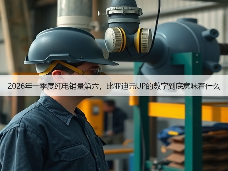2026年一季度纯电销量第六，比亚迪元UP的数字到底意味着什么