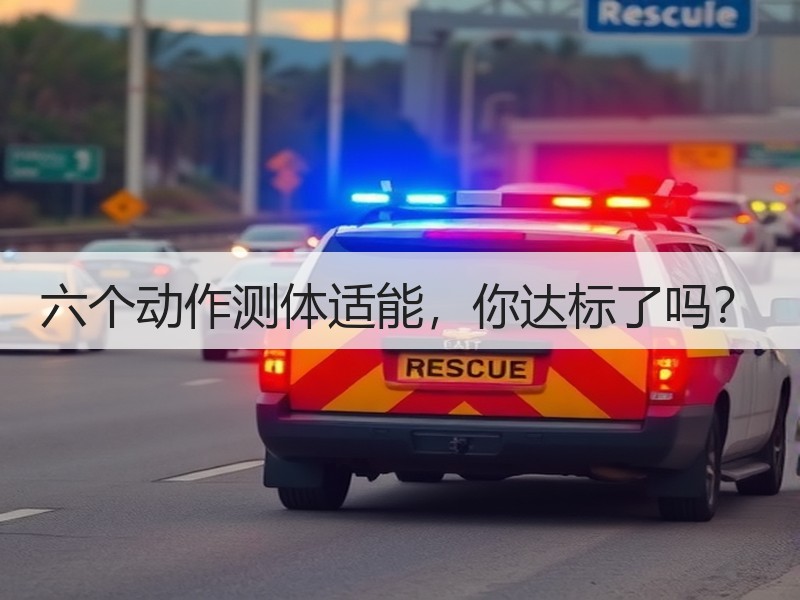 六个动作测体适能，你达标了吗？