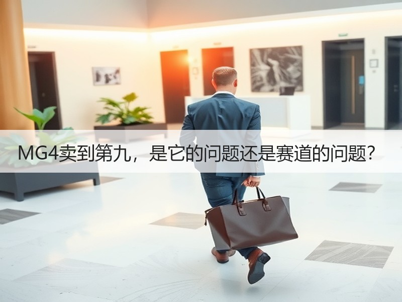MG4卖到第九，是它的问题还是赛道的问题？