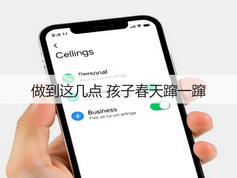做到这几点 孩子春天蹿一蹿