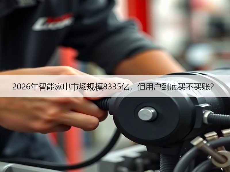 2026年智能家电市场规模8335亿，但用户到底买不买账？