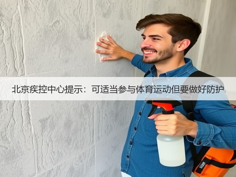 北京疾控中心提示：可适当参与体育运动但要做好防护
