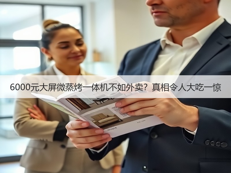 6000元大屏微蒸烤一体机不如外卖？真相令人大吃一惊