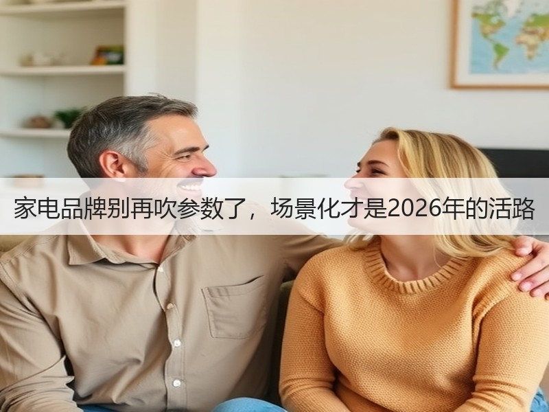 家电品牌别再吹参数了，场景化才是2026年的活路
