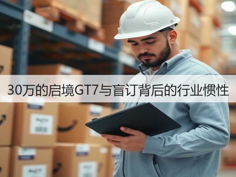 30万的启境GT7与盲订背后的行业惯性