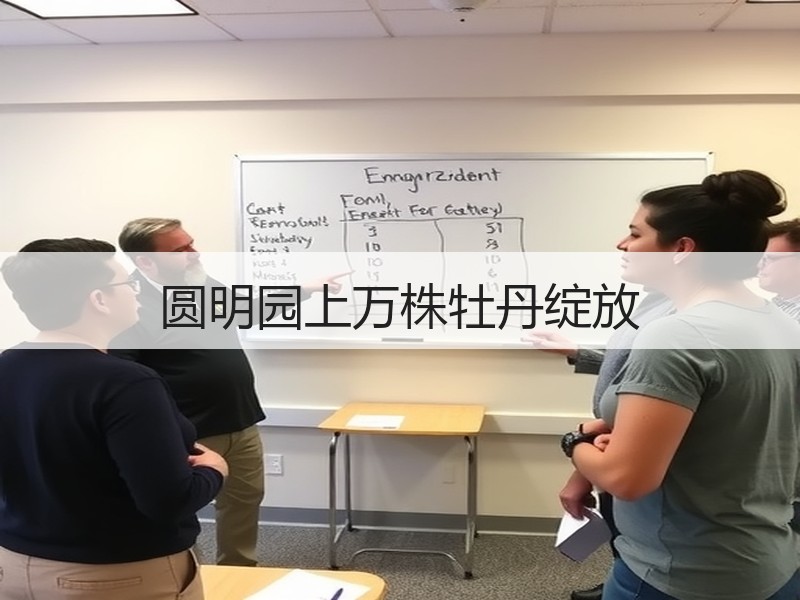 圆明园上万株牡丹绽放