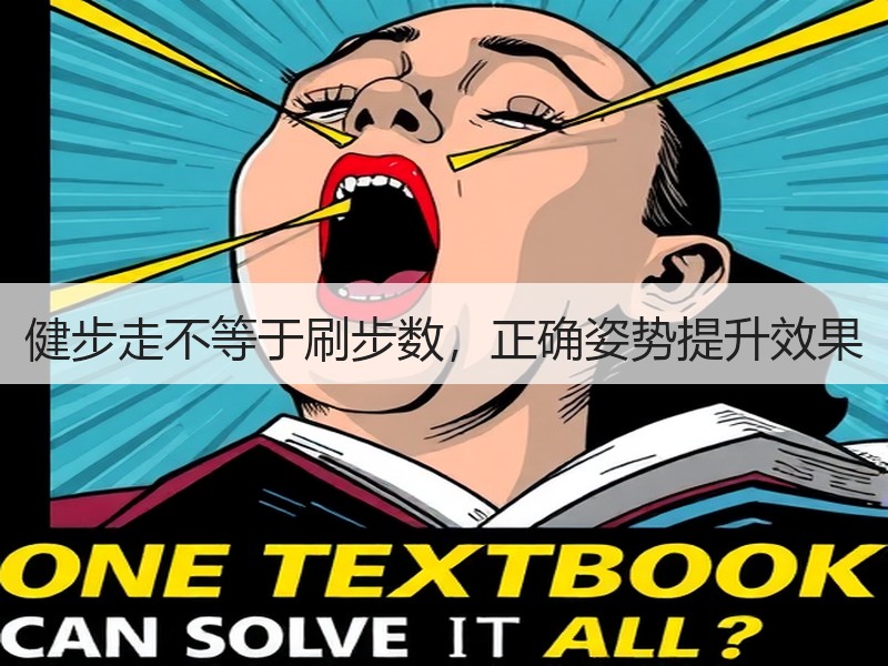 健步走不等于刷步数，正确姿势提升效果