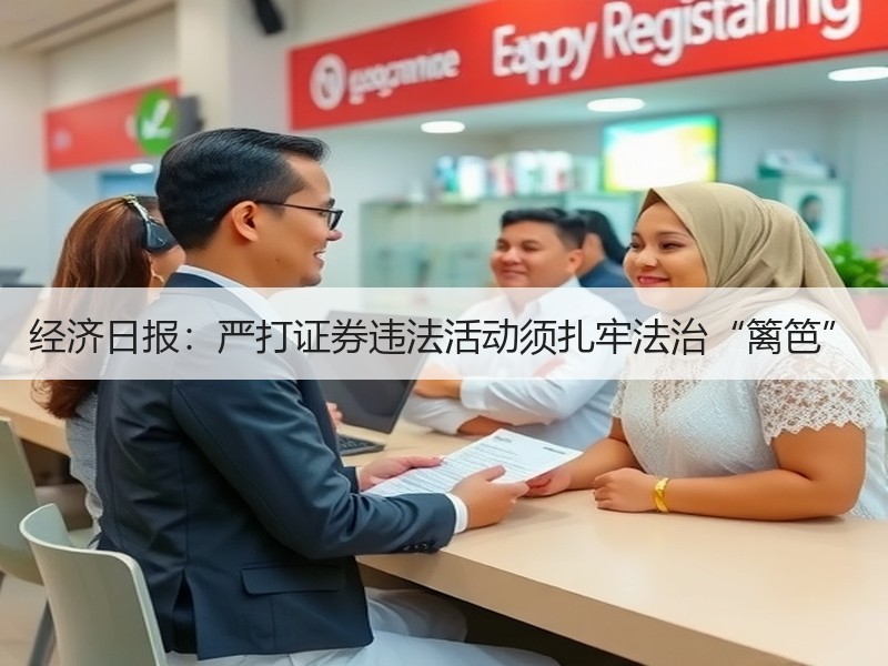 经济日报：严打证券违法活动须扎牢法治“篱笆”