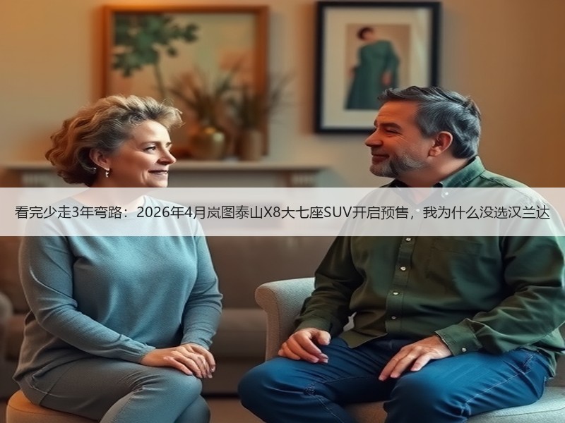 看完少走3年弯路：2026年4月岚图泰山X8大七座SUV开启预售，我为什么没选汉兰达