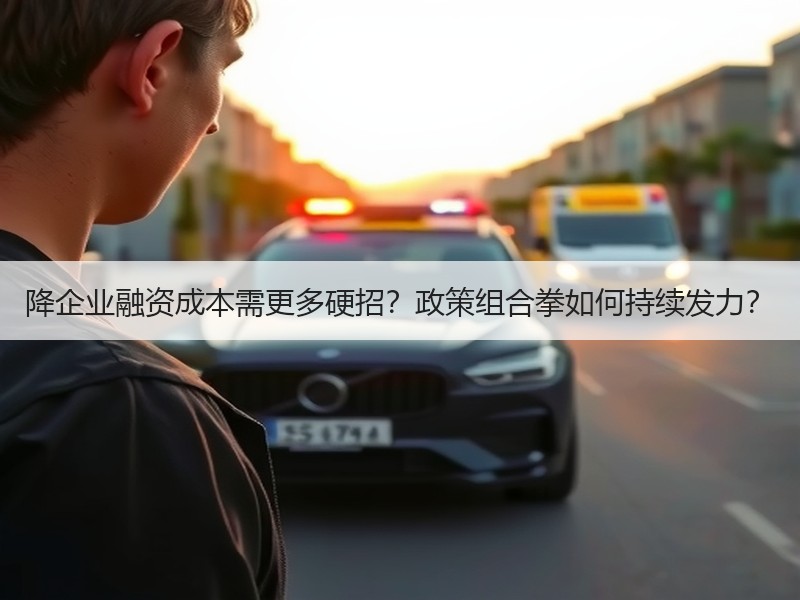降企业融资成本需更多硬招？政策组合拳如何持续发力？