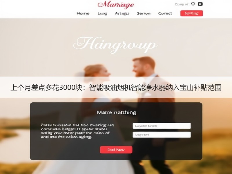 上个月差点多花3000块：智能吸油烟机智能净水器纳入宝山补贴范围