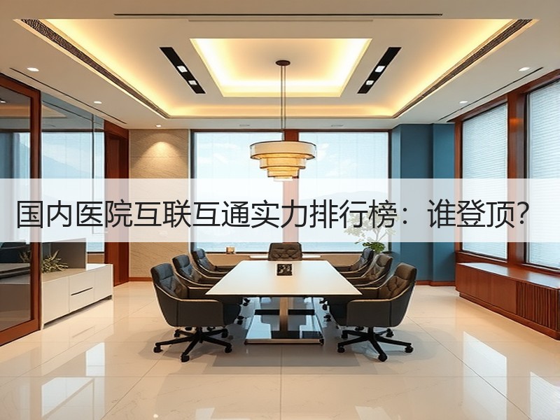 国内医院互联互通实力排行榜：谁登顶？