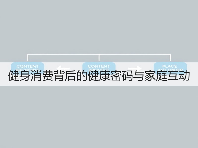 健身消费背后的健康密码与家庭互动
