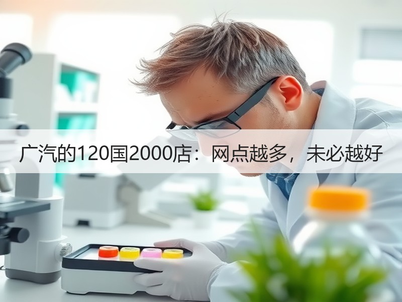 广汽的120国2000店：网点越多，未必越好