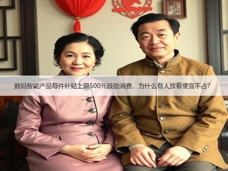 数码智能产品每件补贴上限500元鼓励消费，为什么有人放着便宜不占？