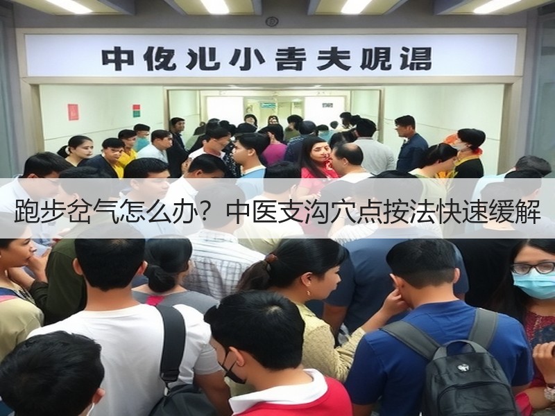 跑步岔气怎么办？中医支沟穴点按法快速缓解