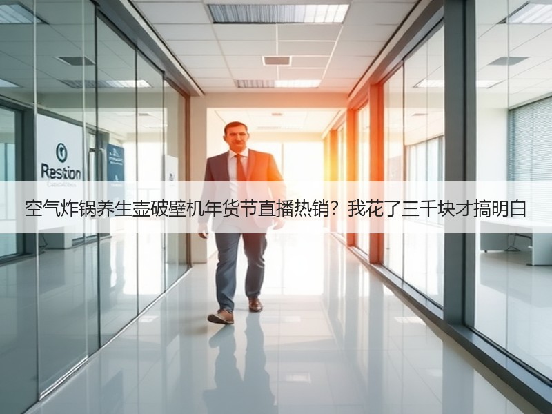 空气炸锅养生壶破壁机年货节直播热销？我花了三千块才搞明白