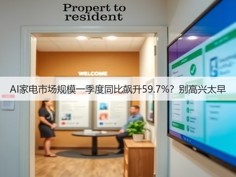 AI家电市场规模一季度同比飙升59.7%？别高兴太早
