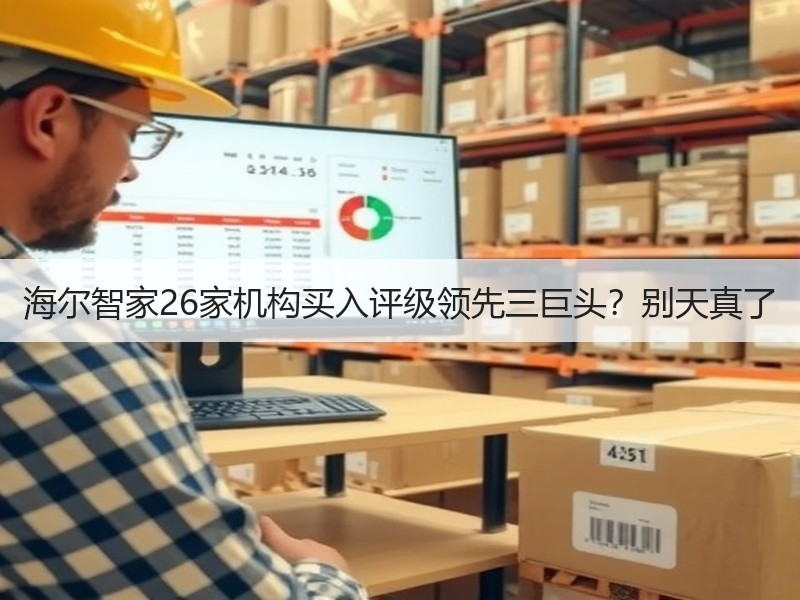 海尔智家26家机构买入评级领先三巨头？别天真了