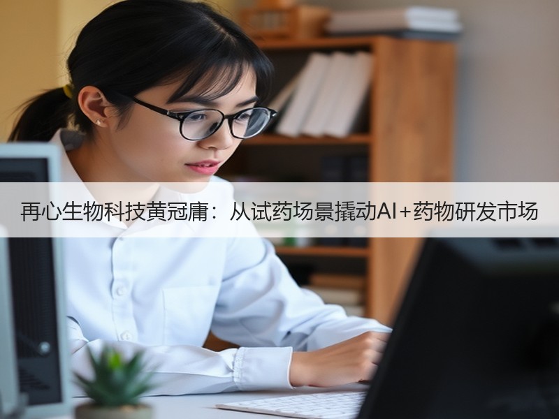 再心生物科技黄冠庸：从试药场景撬动AI+药物研发市场