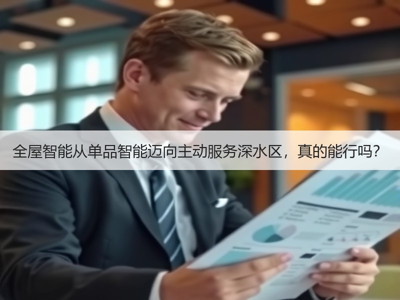 全屋智能从单品智能迈向主动服务深水区，真的能行吗？