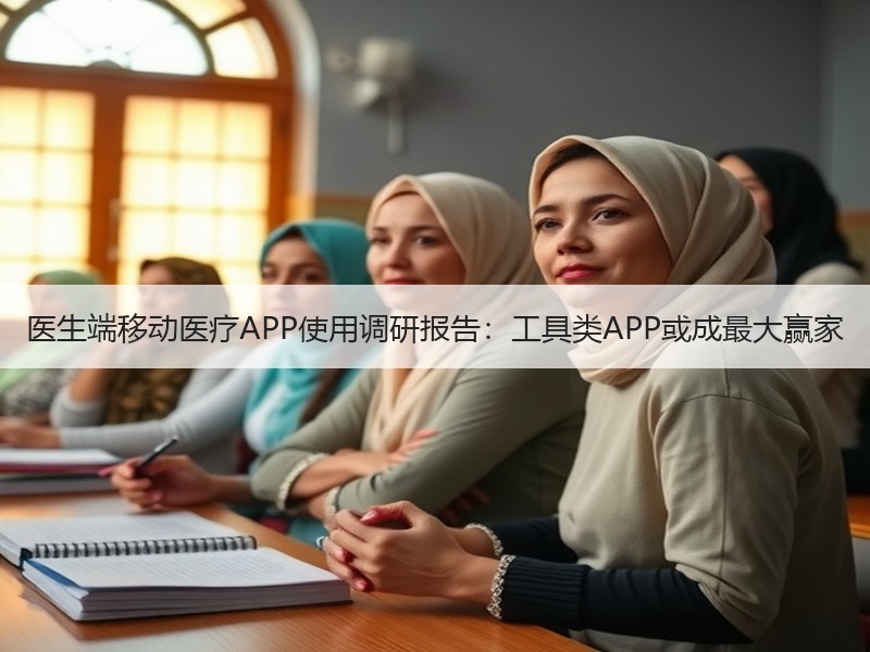 医生端移动医疗APP使用调研报告：工具类APP或成最大赢家