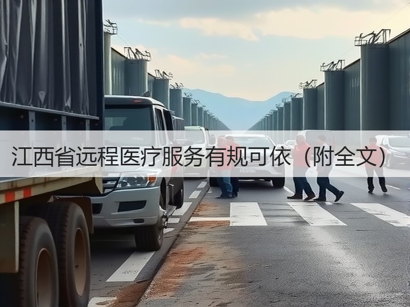 江西省远程医疗服务有规可依（附全文）