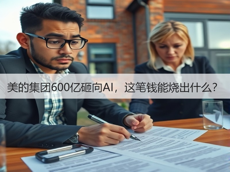 美的集团600亿砸向AI，这笔钱能烧出什么？