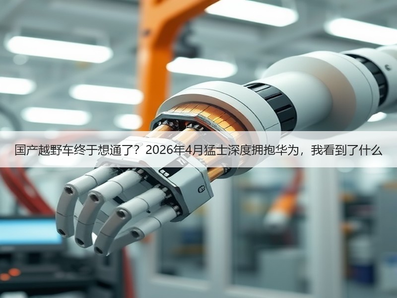 国产越野车终于想通了？2026年4月猛士深度拥抱华为，我看到了什么